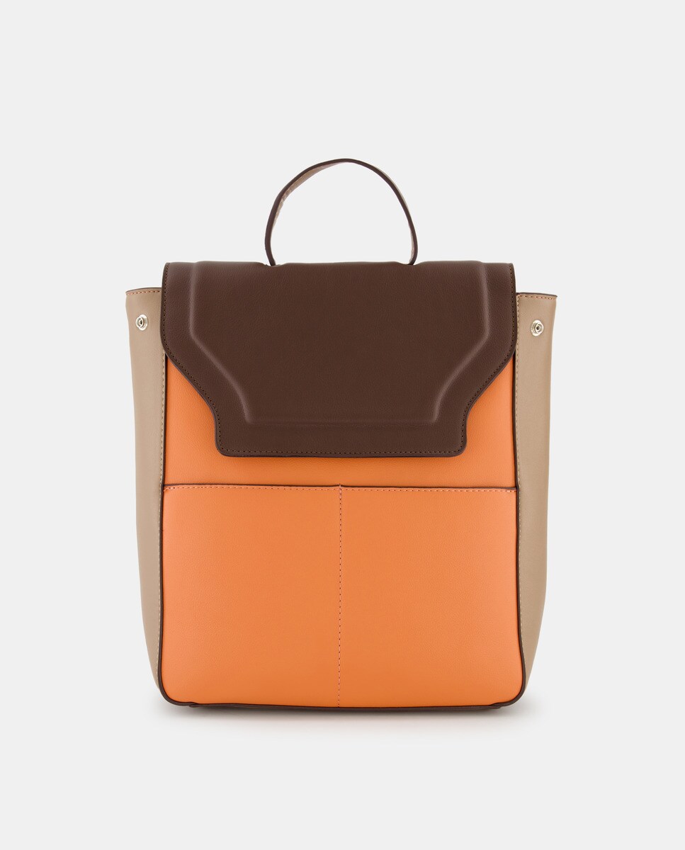 Sac à dos moyen à détails contrastants