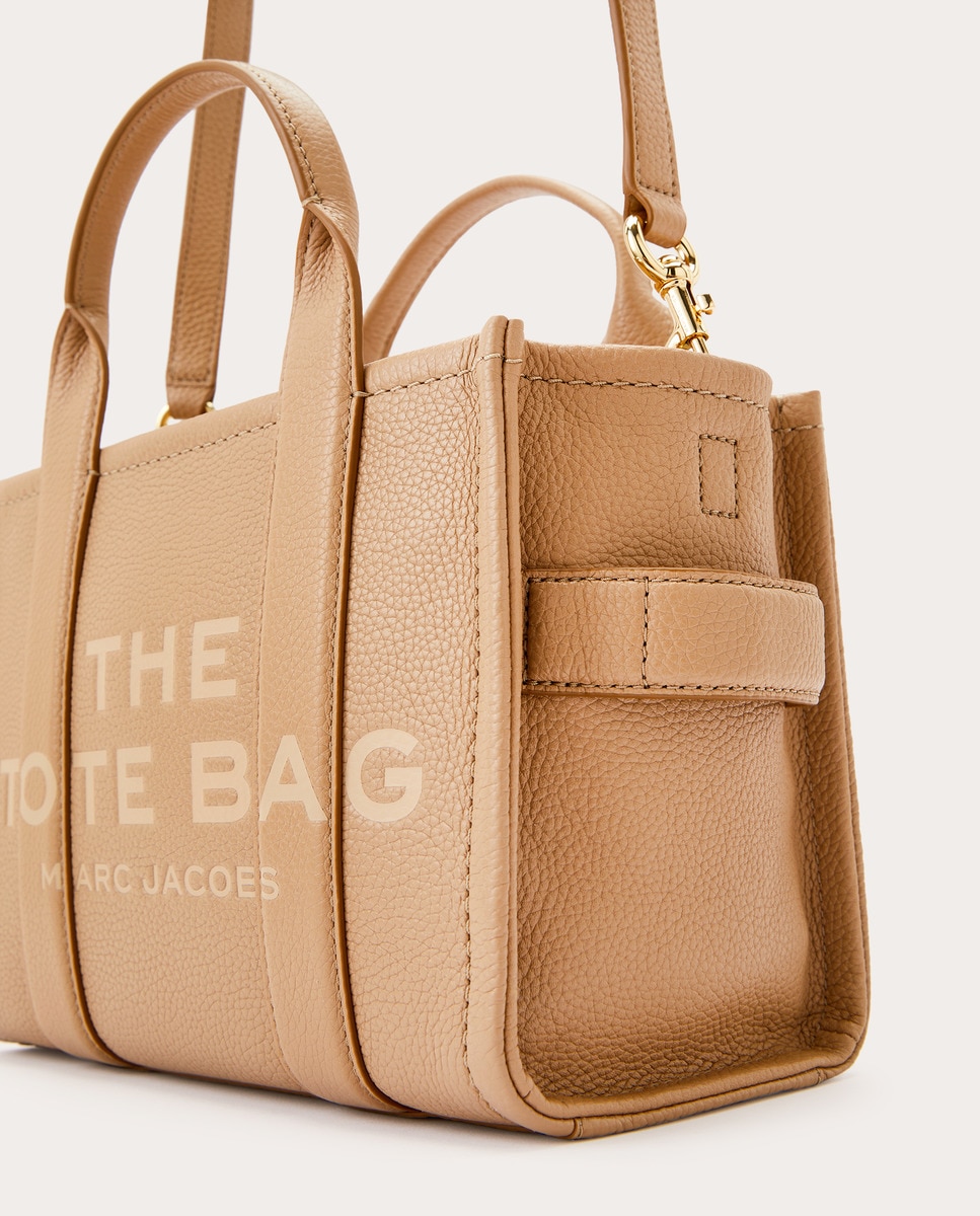 Mala Shopper Traveler Mini em Pele Camel-4