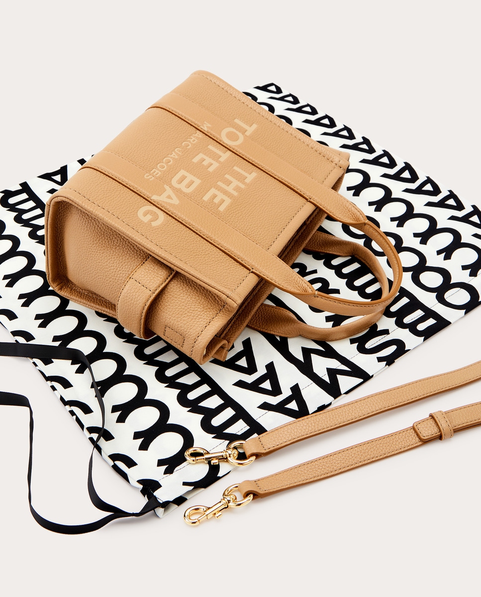 Mala Shopper Traveler Mini em Pele Camel-6