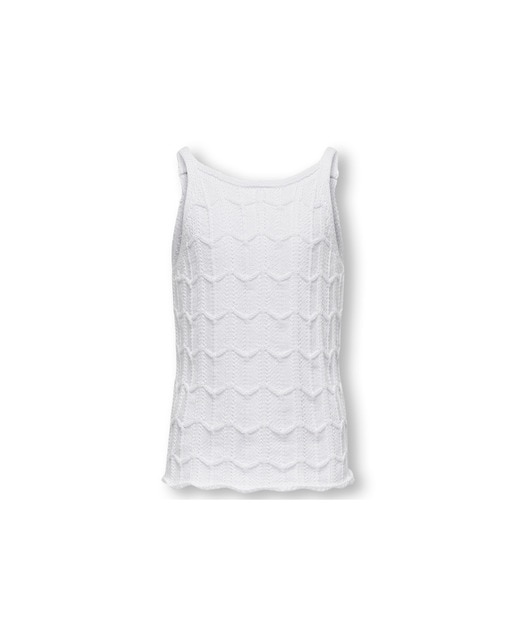 Imagen 0 de Camiseta de niña de tirantes de punto.