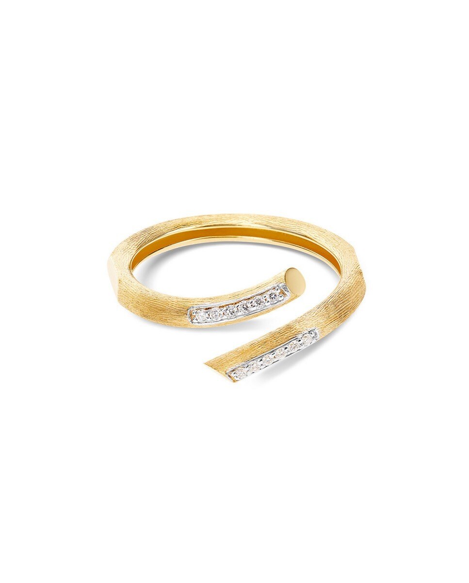 Anel Colecção "Libera" Ouro Amarelo 18 Quilates E Diamantes Dourado-1