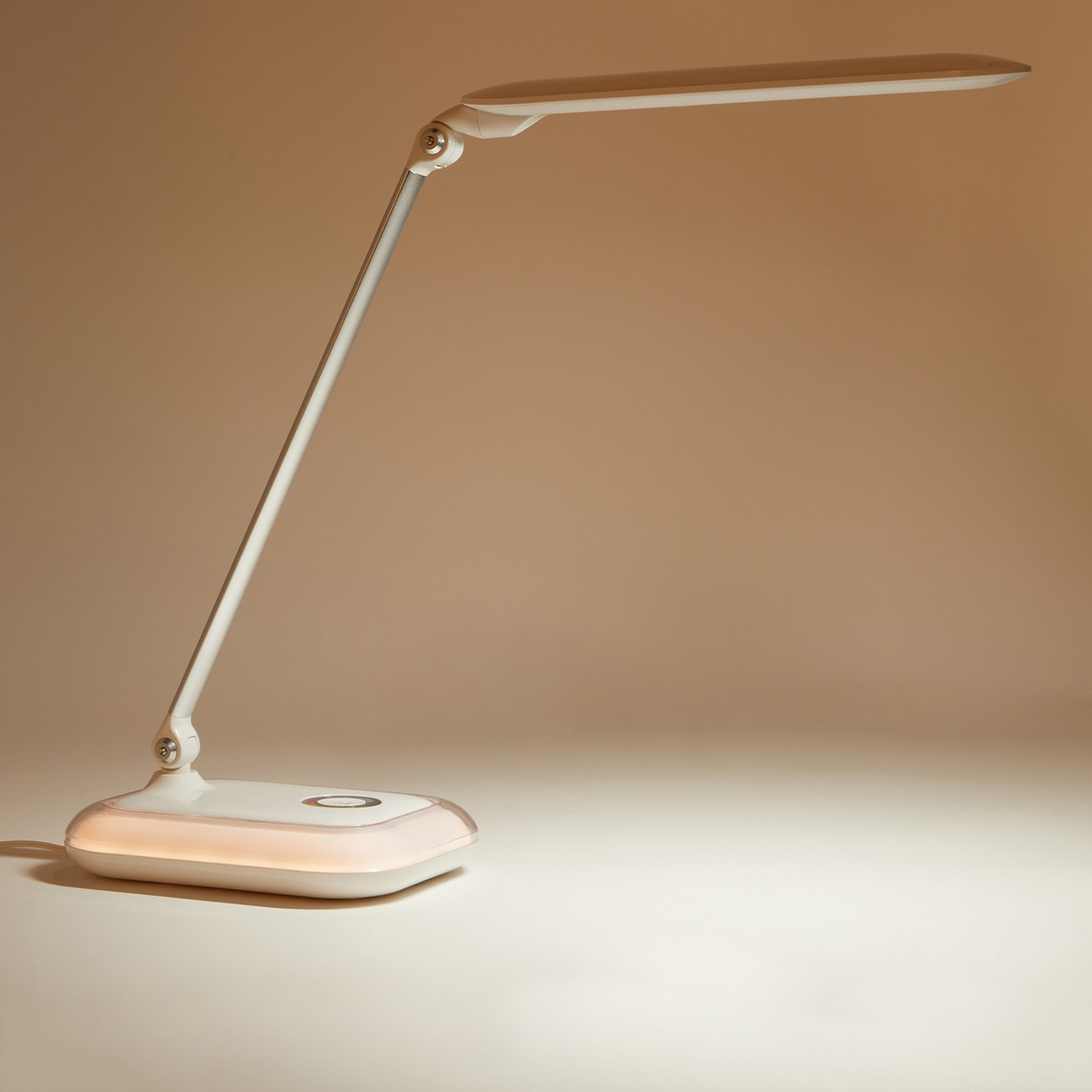 Candeeiro com LED Integrado Iris Branco-2