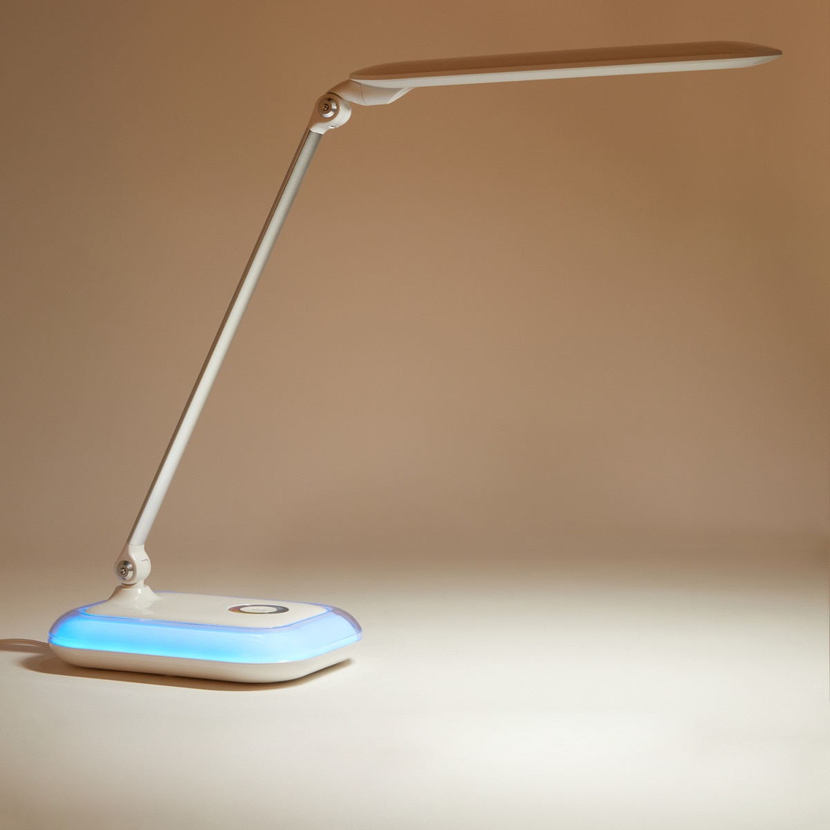 Candeeiro com LED Integrado Iris Branco-4