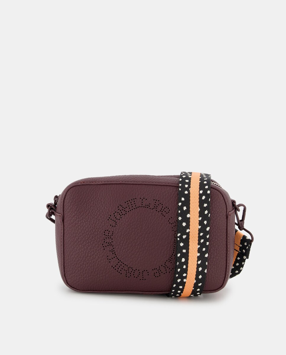 Petit sac à bandoulière avec logo ajouré