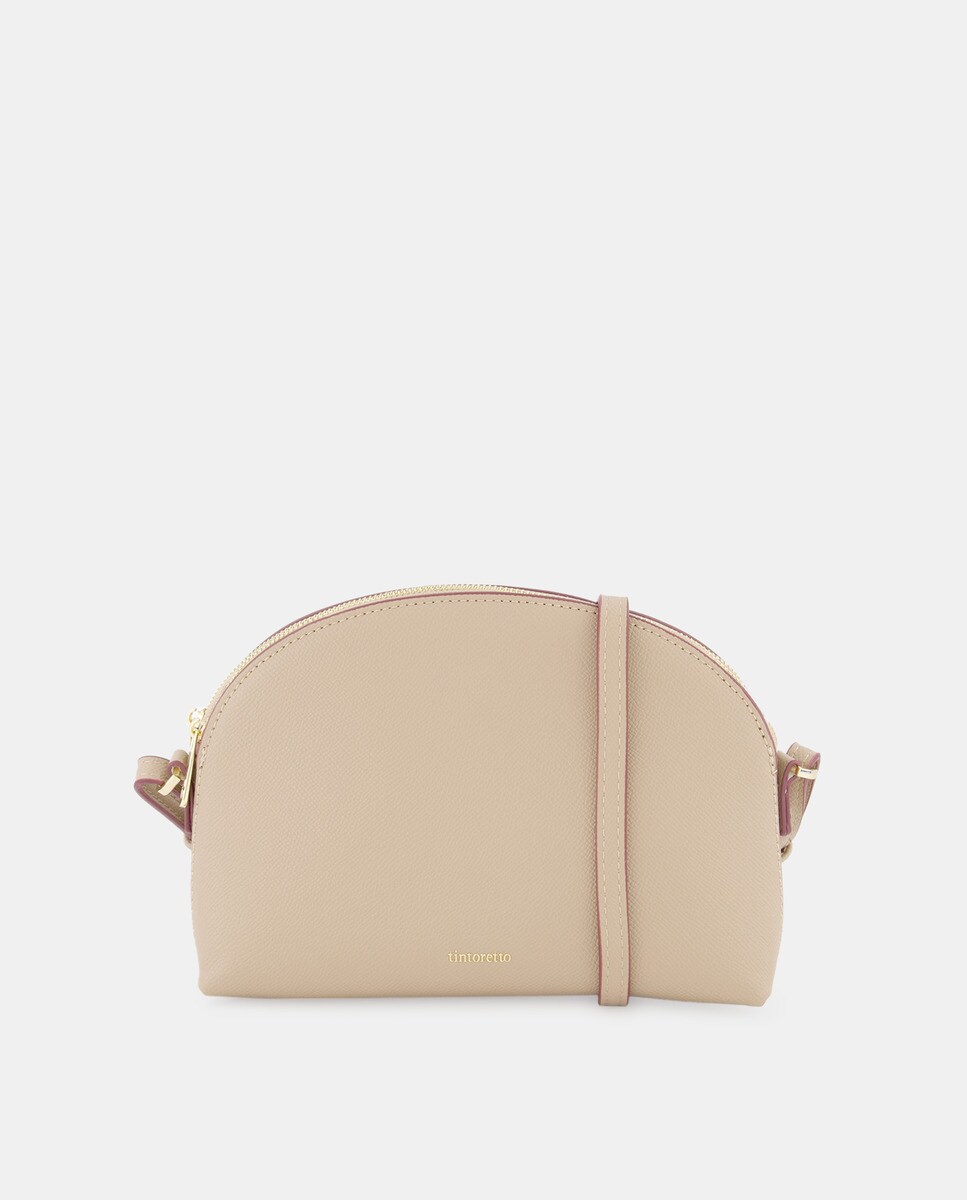 Petit sac à bandoulière rond zippé