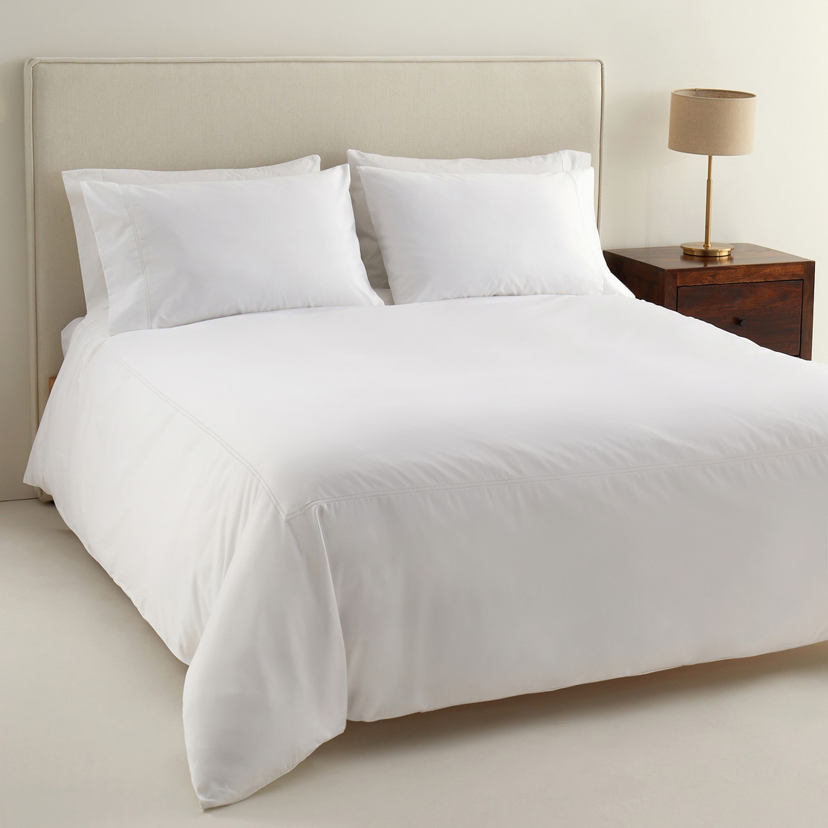 Parure housse de couette en satin de égyptien 600