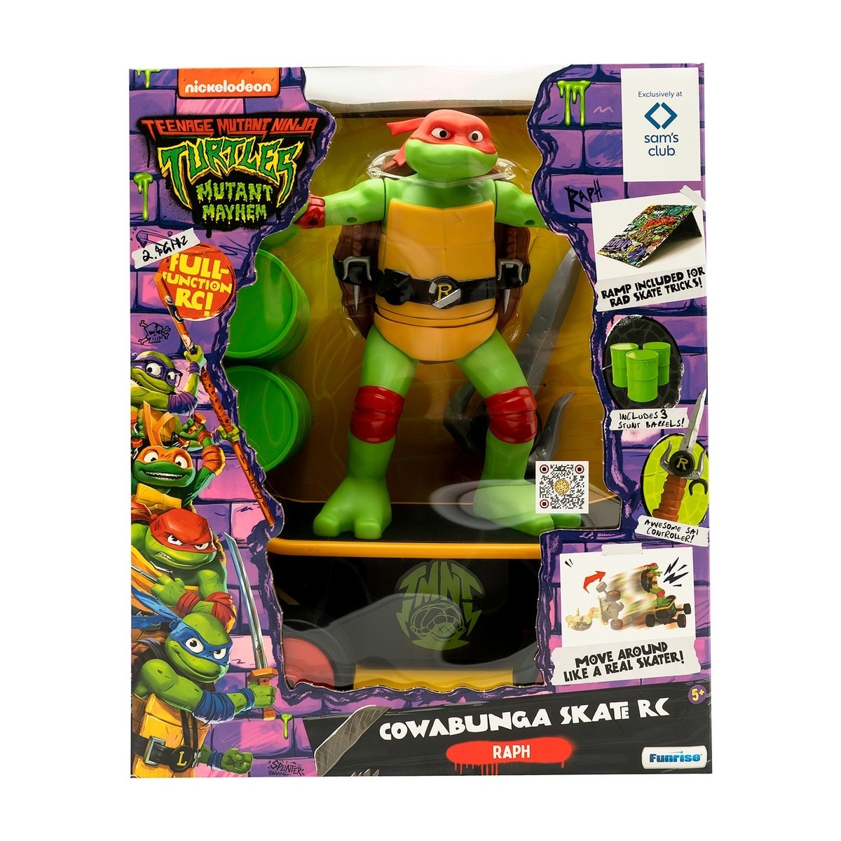 TMNT Movie - Mega RC Cowabunga com Skate 2
