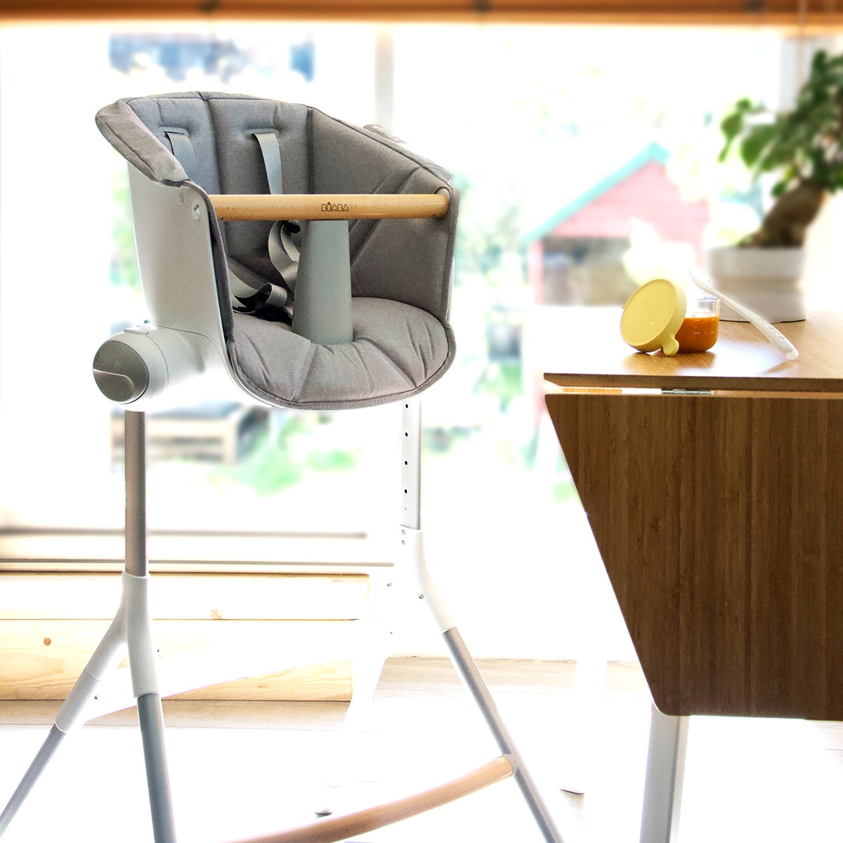 Almofada Assento Cadeira de Refeição Up&Down - Cinzento Cinzento-3
