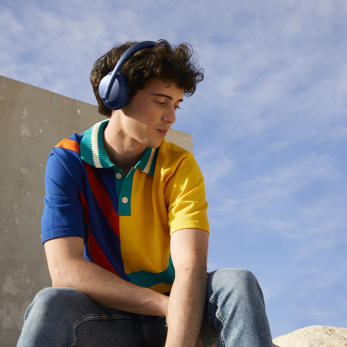 Auriculares de diadema Energy Sistem Navy Haru ECO, Bluetooth 5.3, Deep Bass, batería hasta 23h Azul marino-6