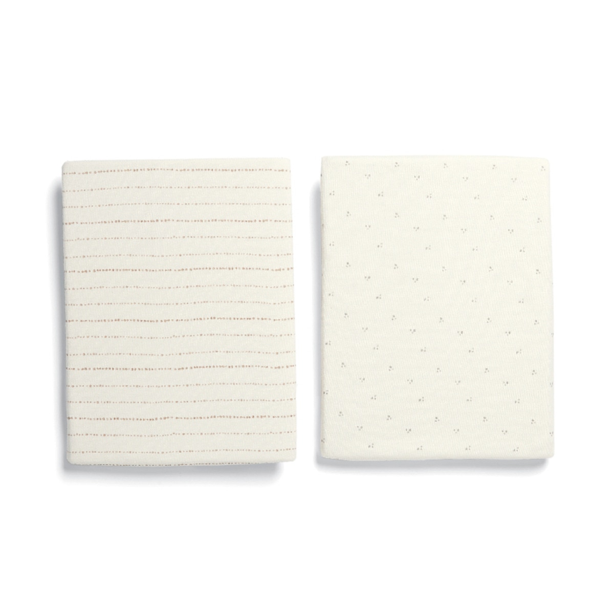 Juego de sábanas bajeras ajustables Mamas & Papas pack 2 líneas Natural-2