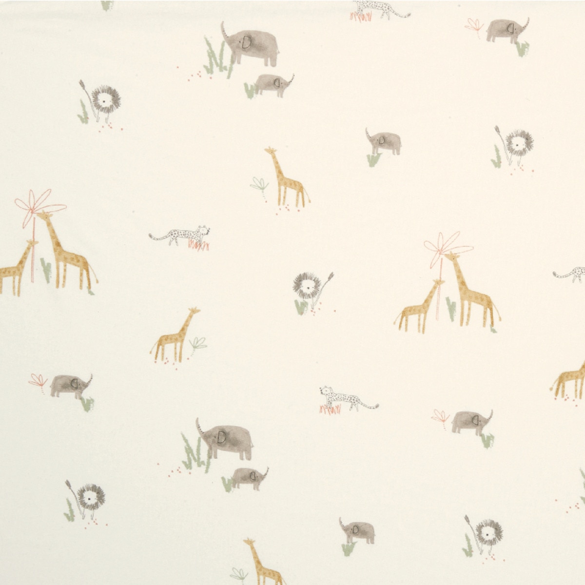 Juego sábanas bajeras ajustables Mamas & Papas pack 2 safari Multicolor-2