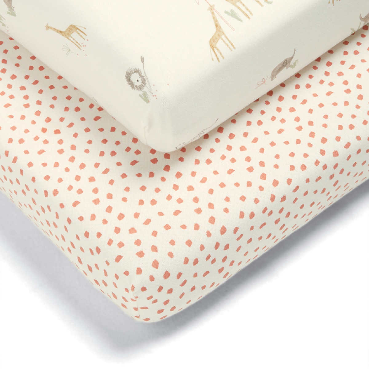 Juego sábanas bajeras ajustables Mamas & Papas pack 2 safari Multicolor-1