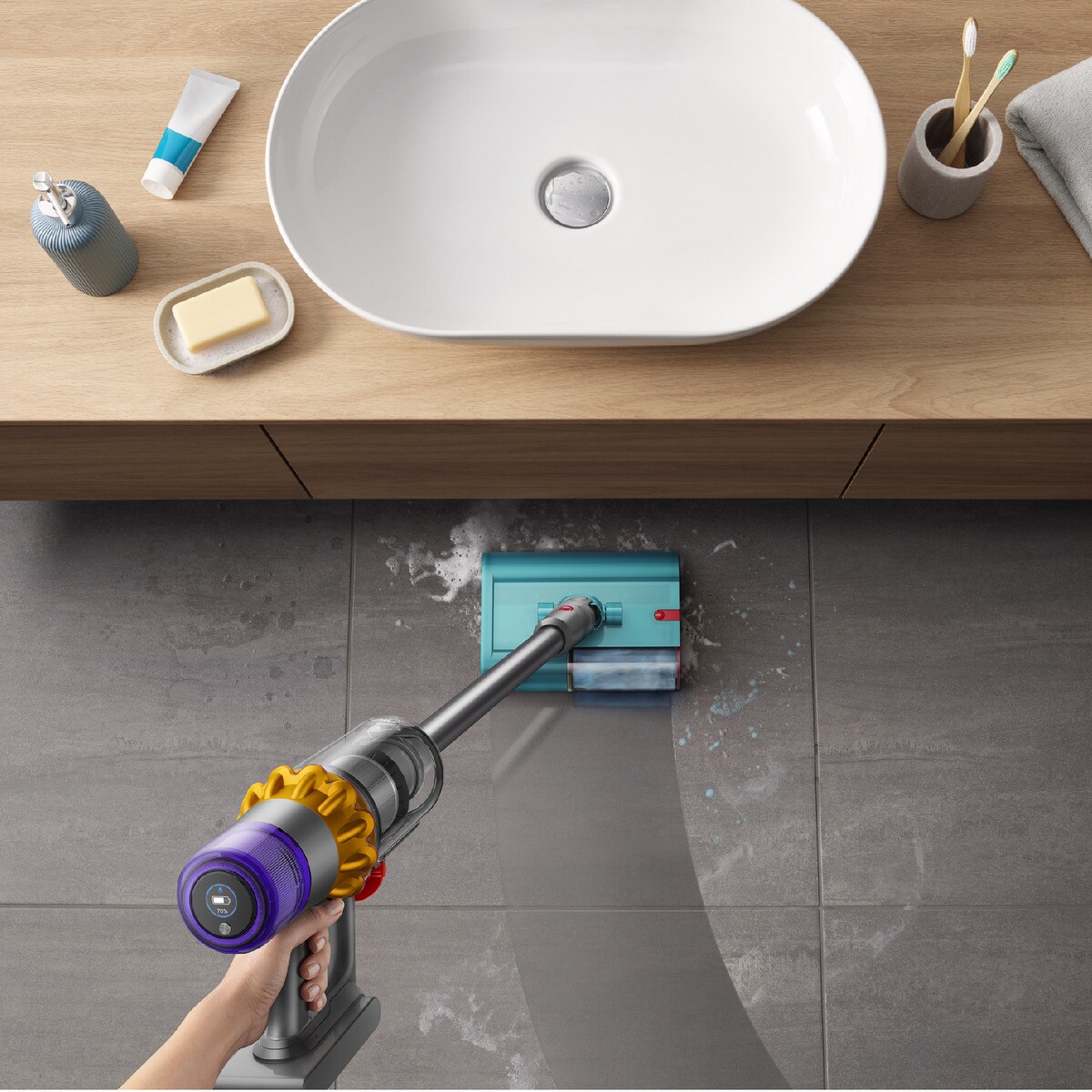 Aspirador de escoba recargable Dyson v15 detect submarine 5