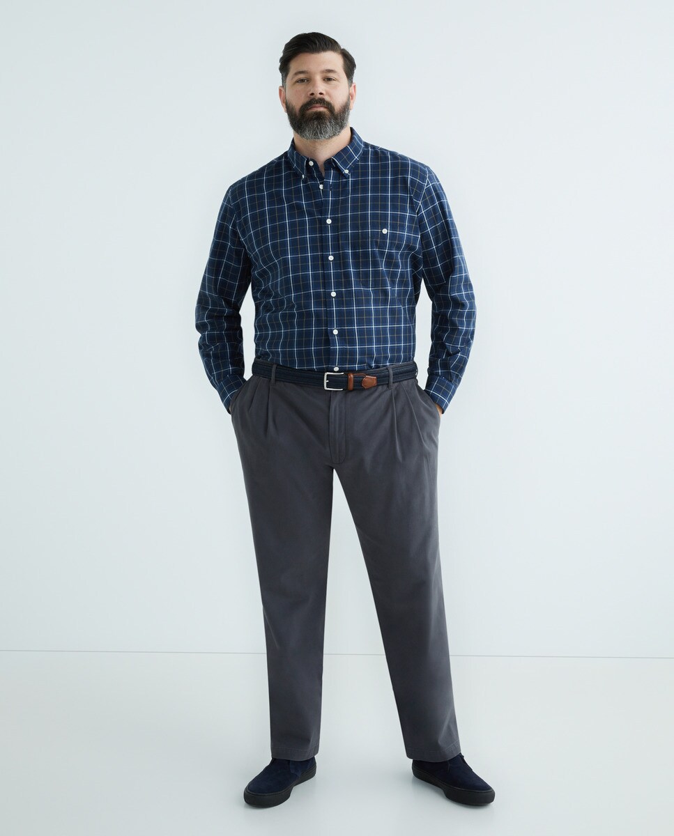 Pantalon chino deux plis