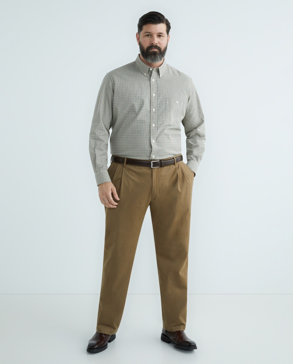 Pantalon chino deux plis