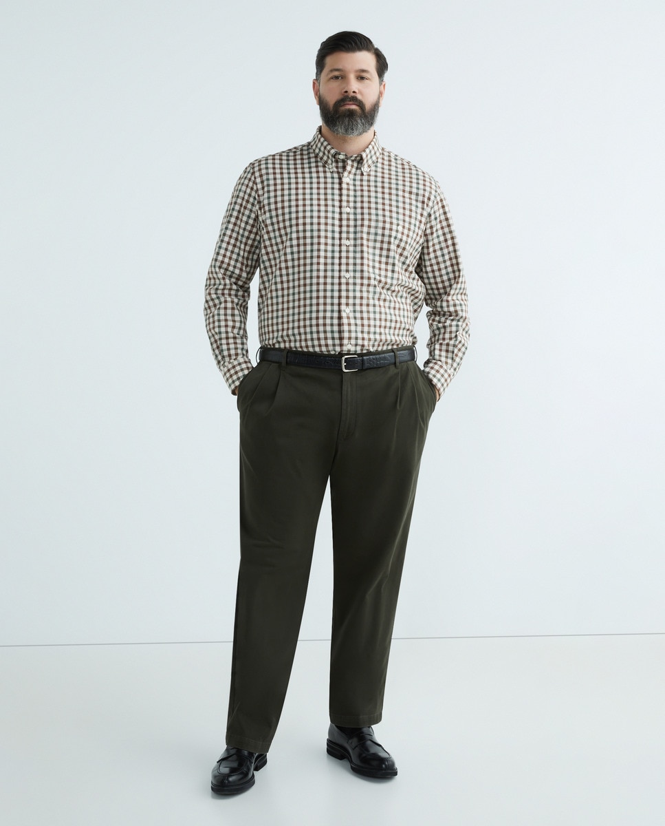 Pantalon chino deux plis