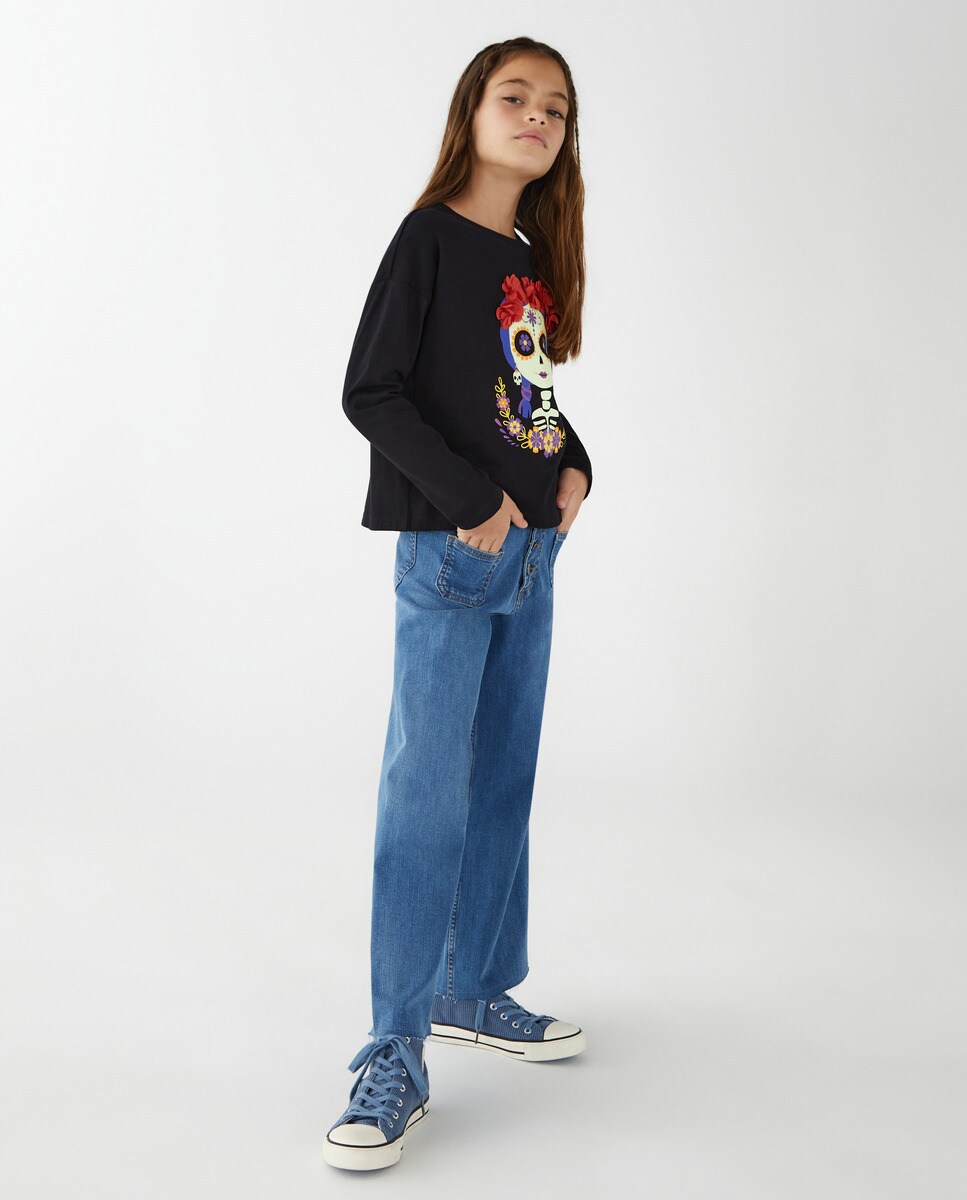 Tshirt manches longues à motif Halloween