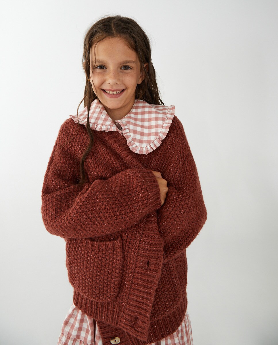 Veste courte avec lurex