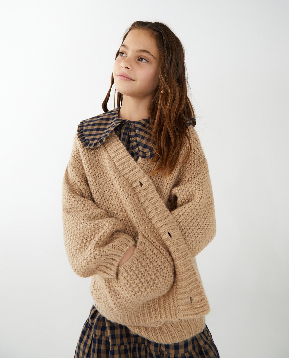 Veste courte avec lurex