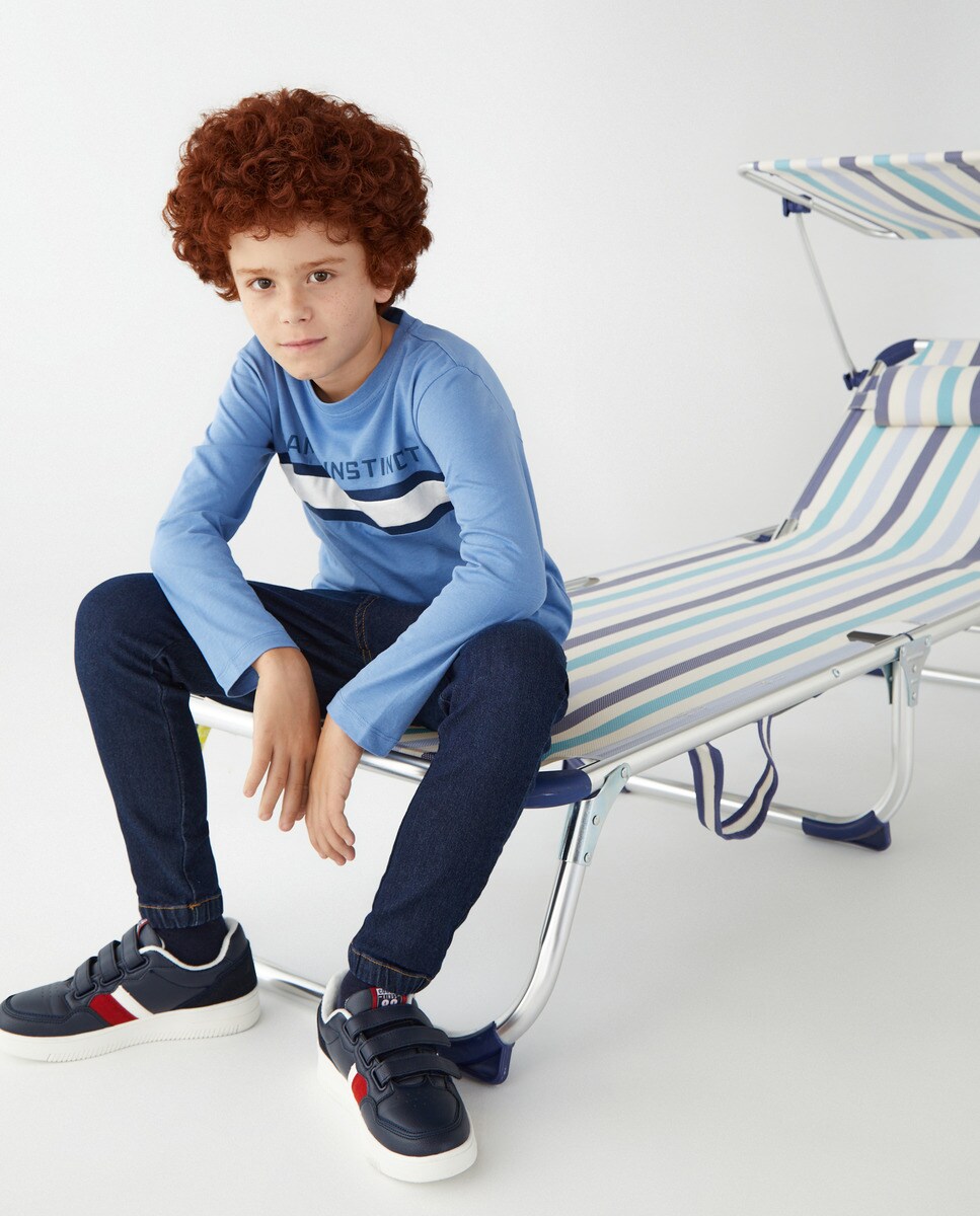 Tshirt à manches longues imprimé Gamer