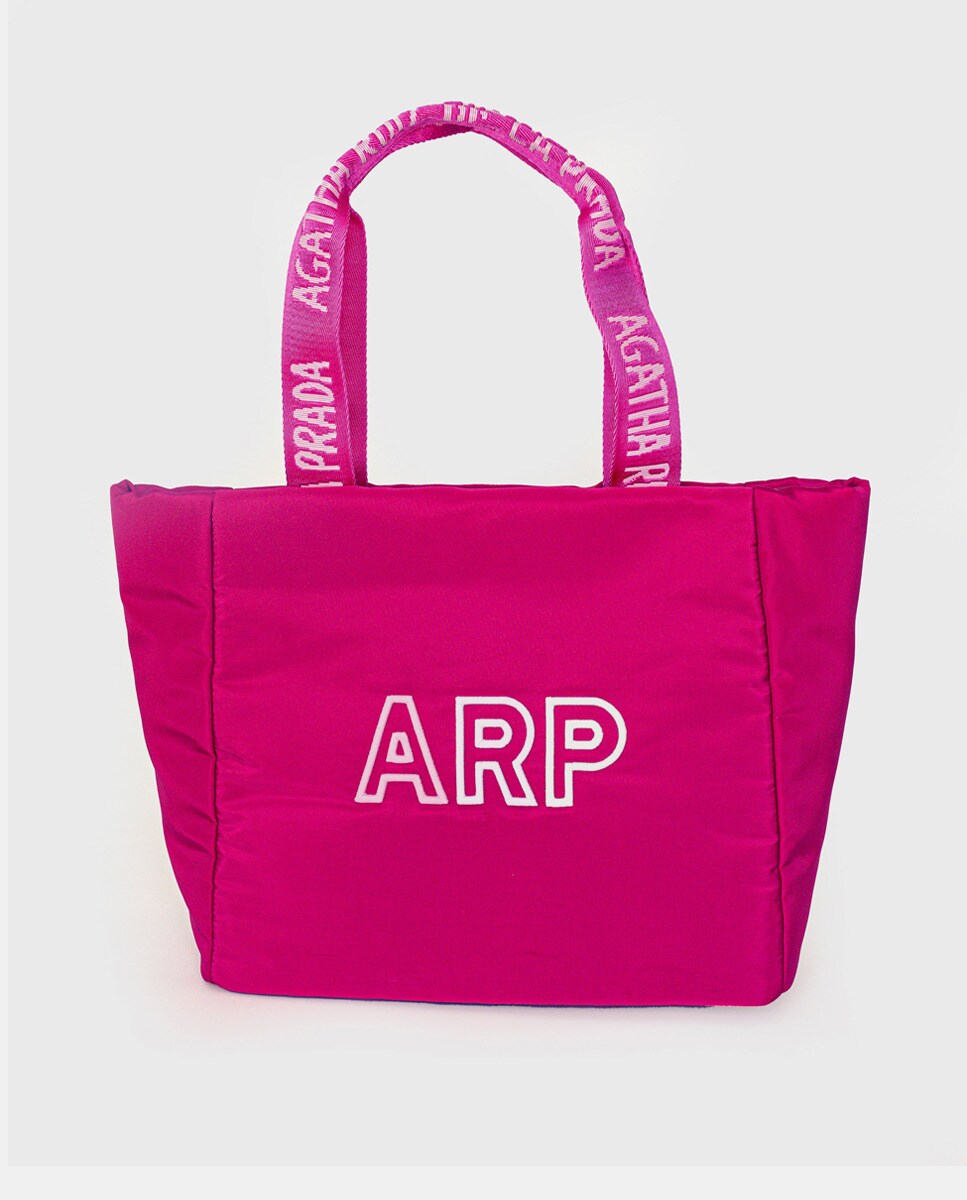 Sac cabas en nylon avec broderie ARP et zippé