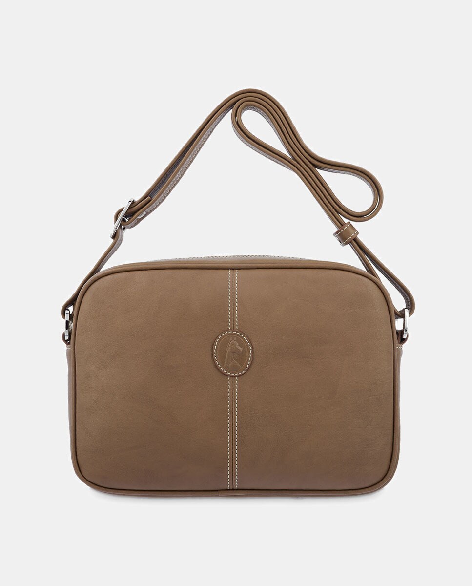 Sac à bandoulière avec surpiqûres