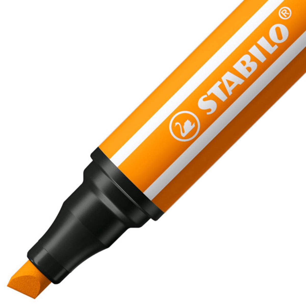 Rotulador punta biselada Pen 68 MAX STABILO naranja Naranja-3