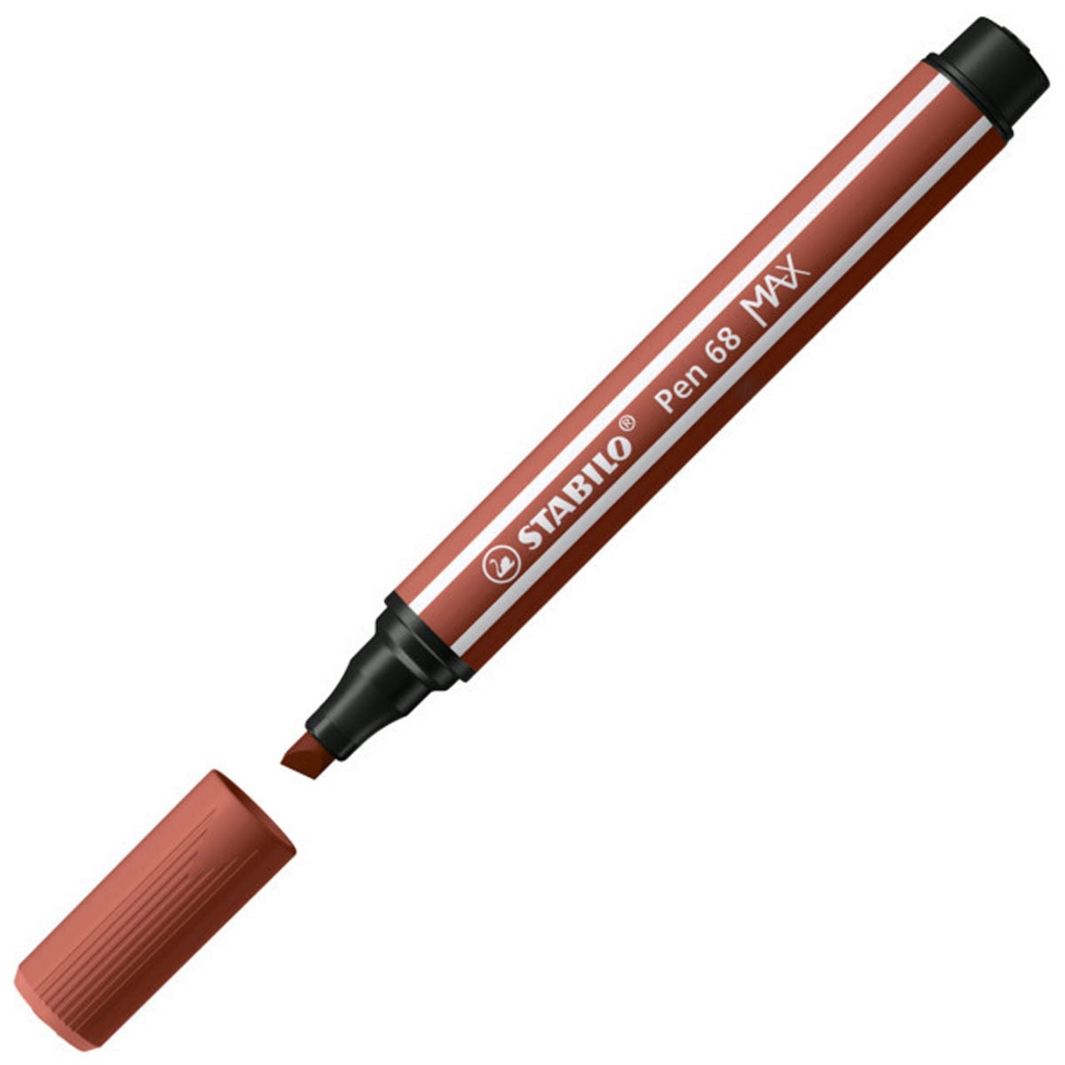 Rotulador punta biselada Pen 68 MAX STABILO Marrón claro-2