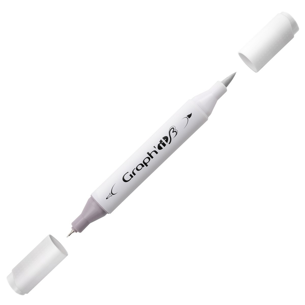Imagem 0 de Marcador de Duas Pontas Brush Marker Nº8950 Neutral Grey 0 GRAPH'IT
