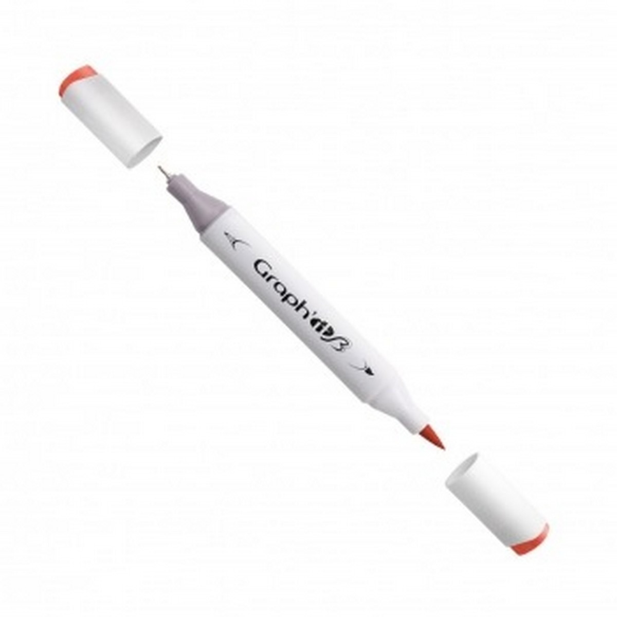 Marcador de Duas Pontas Brush Marker Nº2170 Paprika GRAPH'IT 1