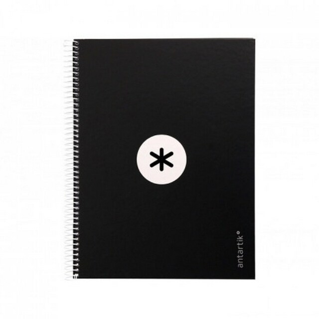 Imagem 0 de Caderno Espiral A4 Pautado Antartik Preto