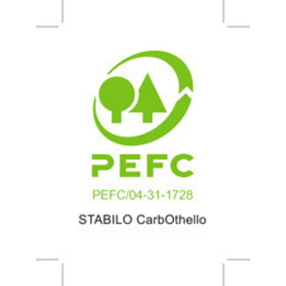 Estuche con 48 lápices de color Tiza-Pastel CatbOthello STABILO Multicolor + sacapuntas + goma de borrar + difuminador Negro-7