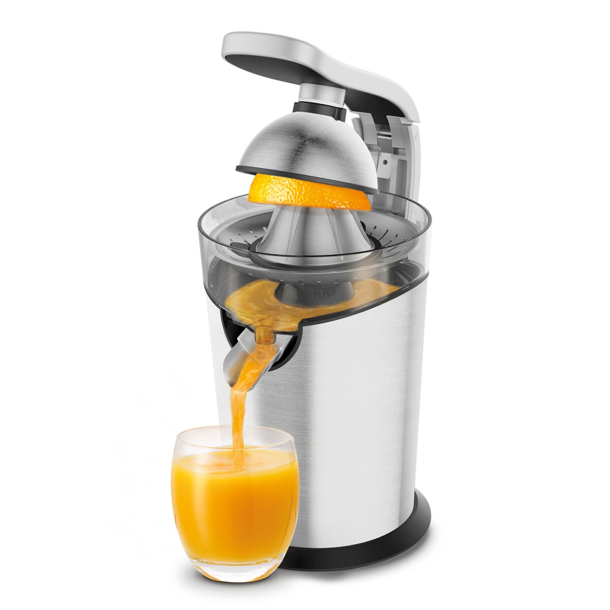 Exprimidor de palanca Moulinex Vitapress Pro PC700D10 con sistema antigoteo Acero Inox-6