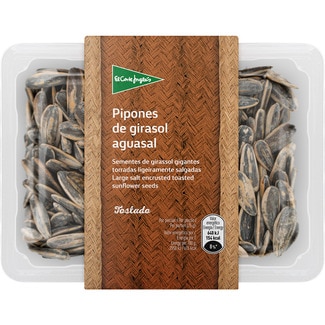 pipones de girasol ligeramente salados y tostados tarrina 200 g - El Corte Ingles