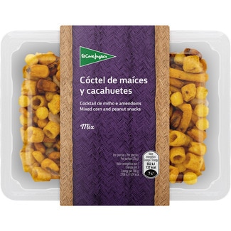 cóctel de maíces y cacahuetes fritos tarrina 300 g - El Corte Ingles