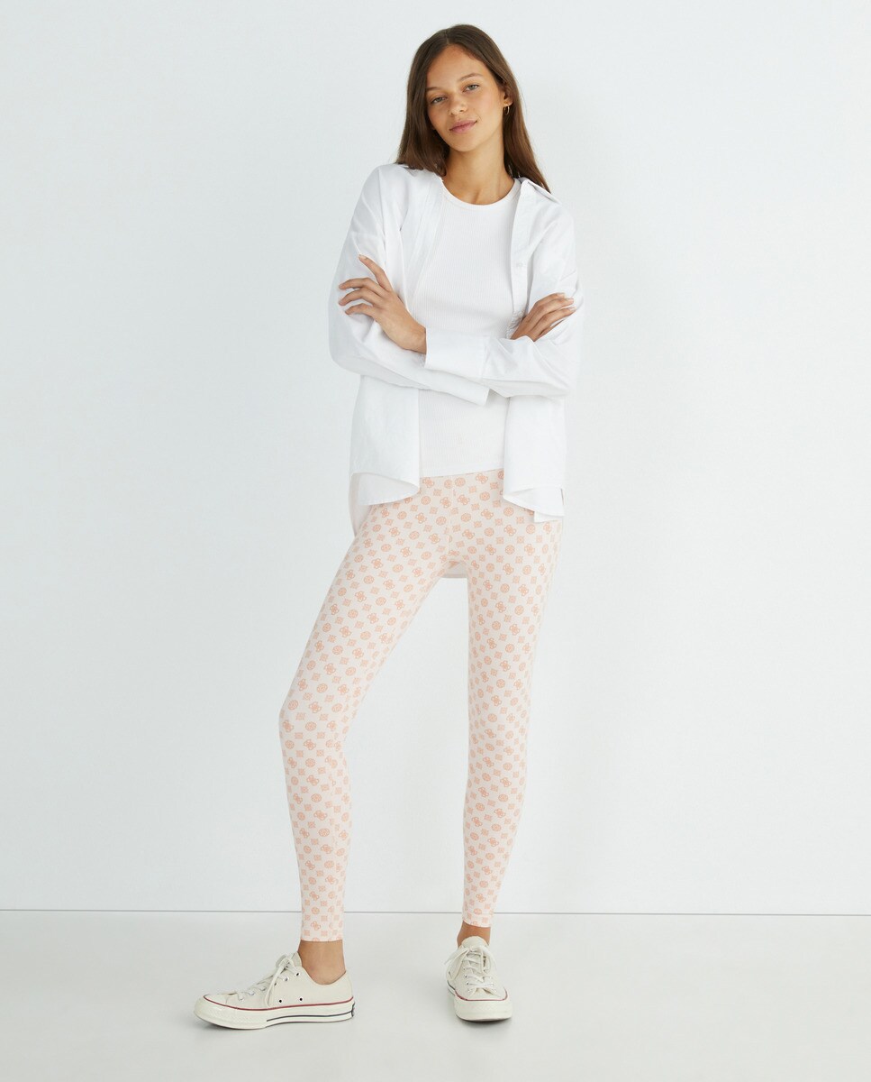 Leggings peony extensibles