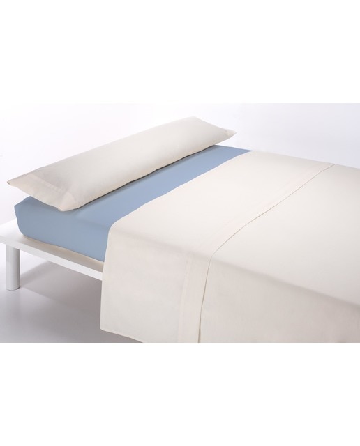 Imagen 0 de Bajera vip cotton 150 cm. azul