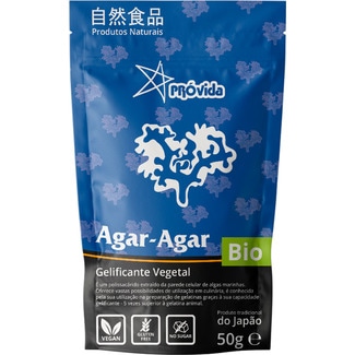 Flocos Alga Agar-Aga embalagem 50 g - Próvida
