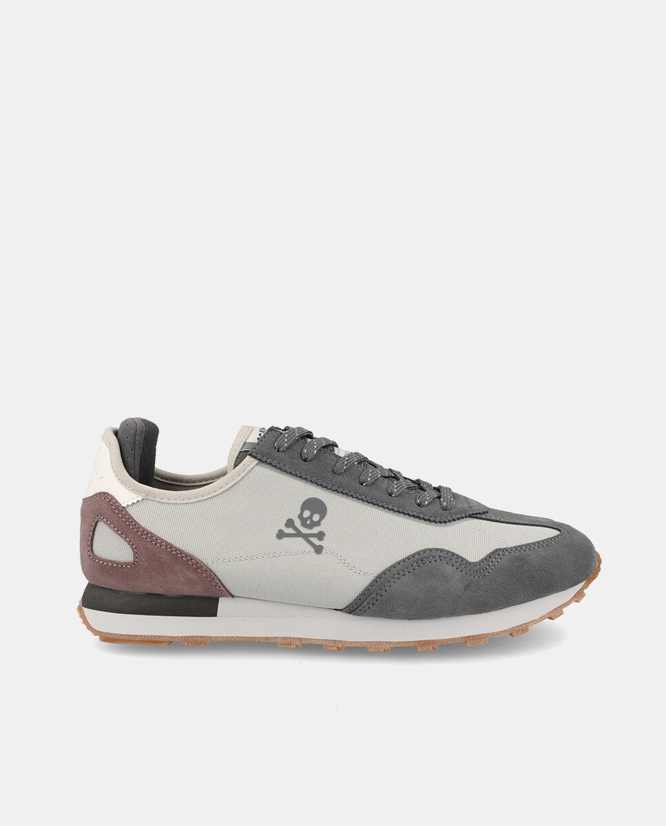 Chaussures basses Prax style running avec logo sur le côté