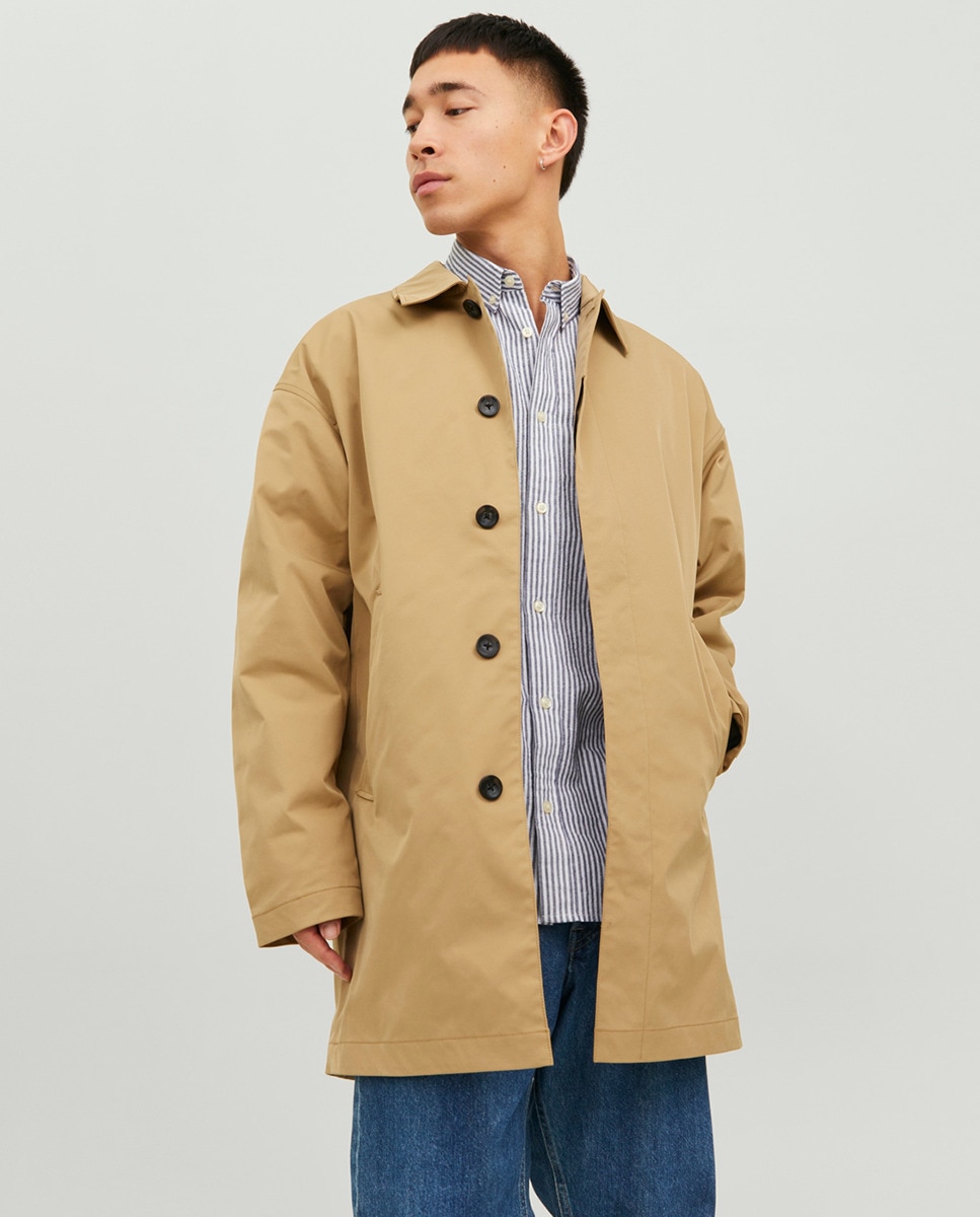 Jack & Jones JJEFORCE PUFFER - Abrigo de invierno - black/negro