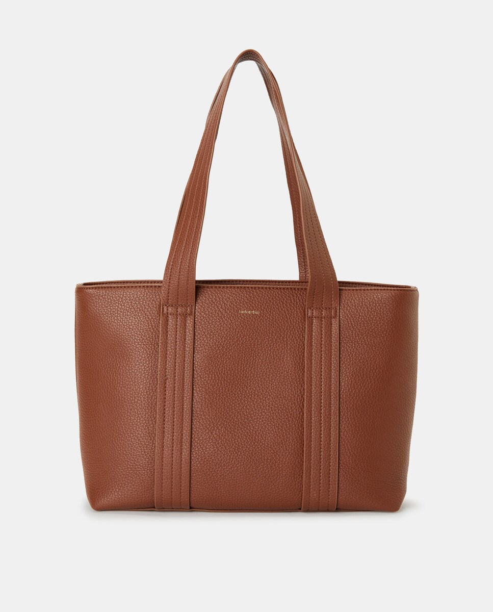 Grand sac cabas à fermoir