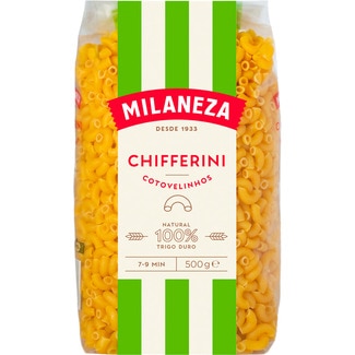Cotovelinhos Cortados embalagem 500 g - Milaneza