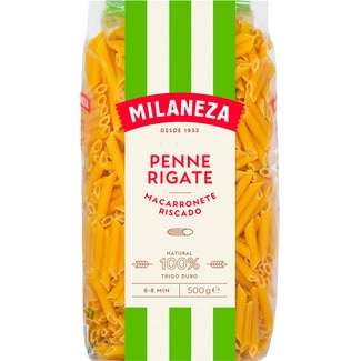 Macarrão Riscado embalagem 500 g - Milaneza