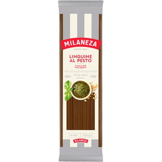 Linguine Al Pesto embalagem 500 g - Milaneza