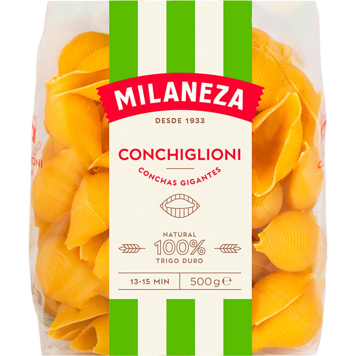 Conchas Gigantes embalagem 500 g