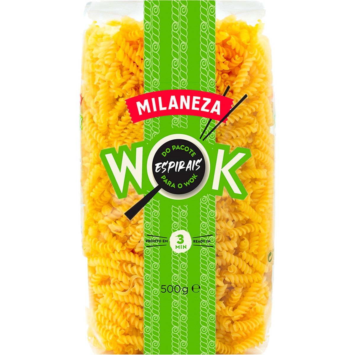 Massa Espirais embalagem 500 g