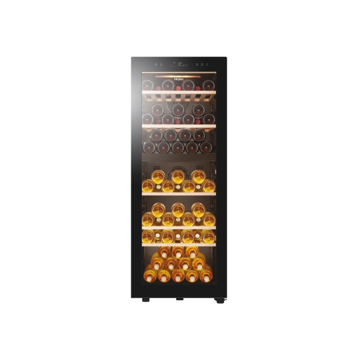 Garrafeira Haier Cave de Vinhos Wine Bank 50 Série 5 HWS79GDG e Capacidade de 79 Garrafas Standard - Preto Preto / Vidro-1