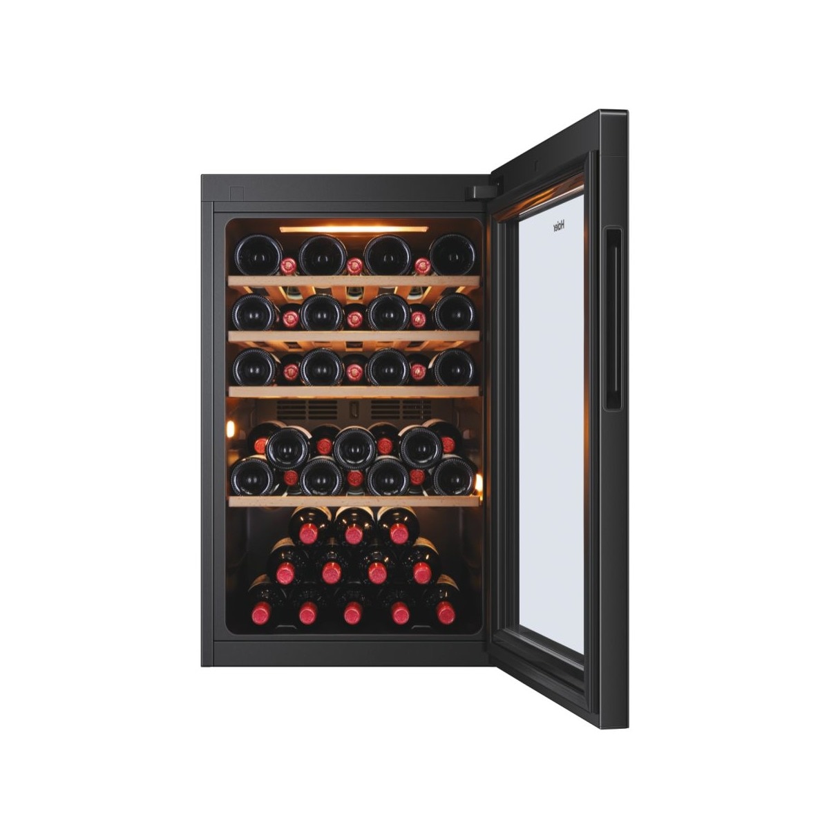 Garrafeira Haier HWS49GA Cave de Vinhos Wine Bank 50 Série 5 e Capacidade de 49 Garrafas Standard - Preto Preto / Vidro-5