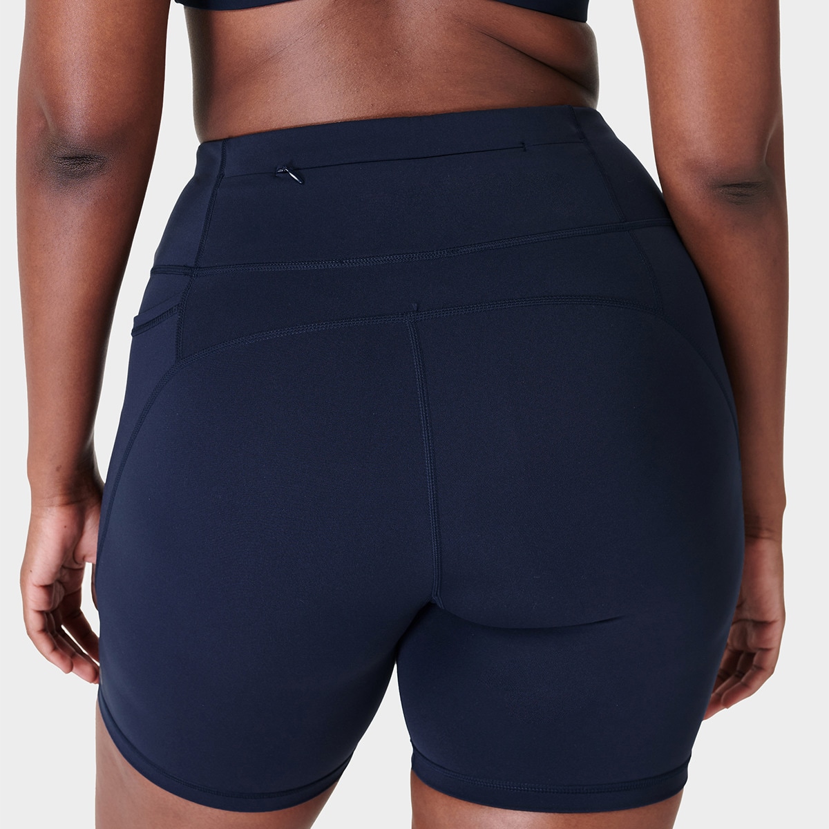 Calções de Mulher Power 6" Biker Azul-escuro-2