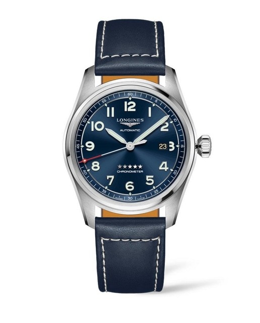 Imagem 0 de Relógio com bracelete em pele azul
